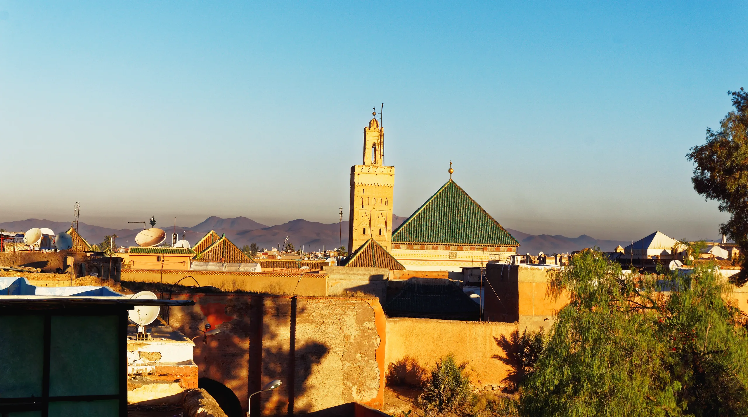 Volunteers working alongside local Moroccans on a community project in the Atlas Mountains