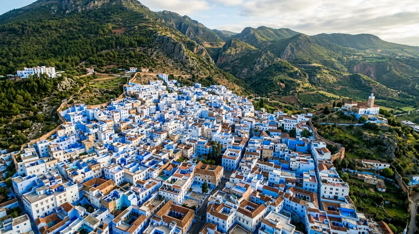 Dar Echchaouen riad in Ras el-Maa, near the waterfall, Chefchaouen, Morocco