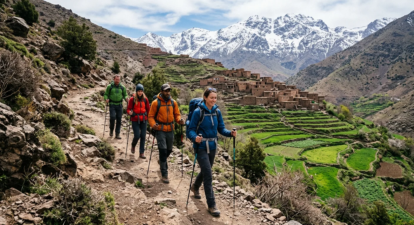 Rif Mountains hiking trail in the Northern Morocco, Morocco