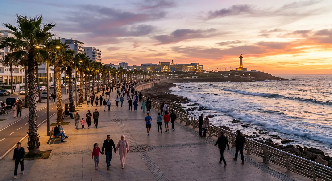 Casablanca nightlife scene, Morocco