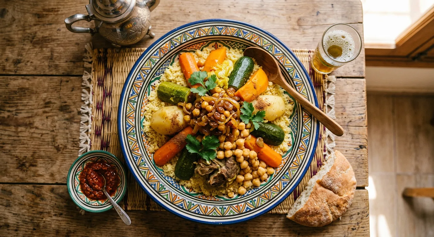 Friday Couscous with Seven Vegetables