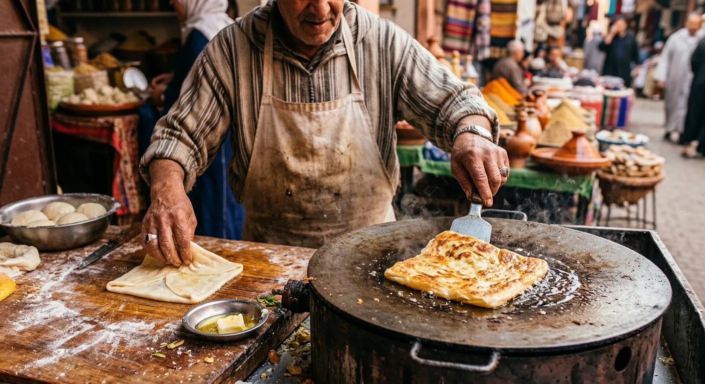 Msemen (Square Flat Bread)